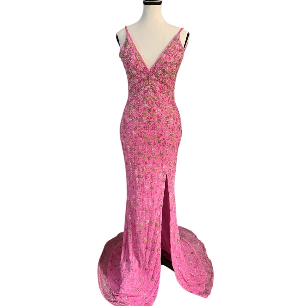 Primavera Couture Fully Beaded Gown Sz. 0